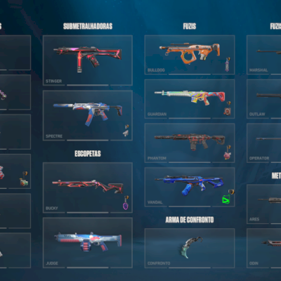 CONTA DE VALORANT (23 SKINS) - MAIOR ELO DIAMANTE 3