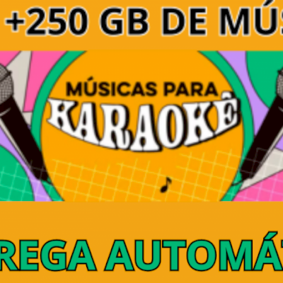 Pack +250 Gb De Músicas Para Karaokê