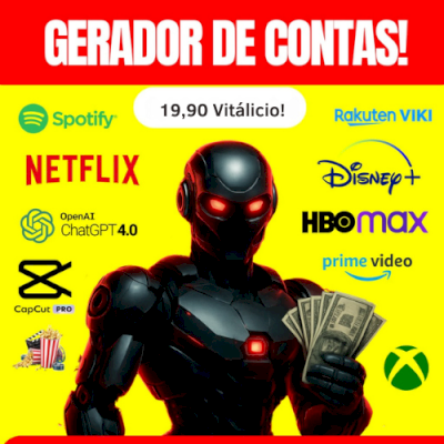 GERADOR DE CONTAS ILIMITADO