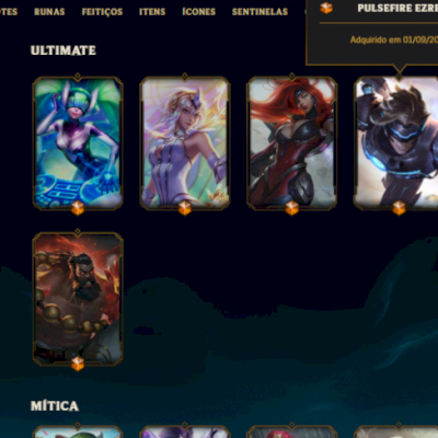CONTA LOL/TFT 560 SKINS