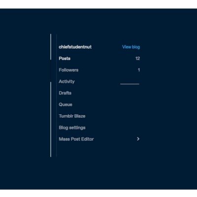 Conta Tumblr com atividade, conta adulta + Conta feminina antiga 2018
