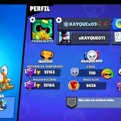 Conta ótima e rara com 33k de troféus.