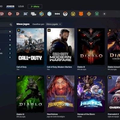 Conta Battle.net com Diablo 4, Diablo 3, e mais alguns jogos.