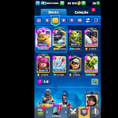 conta de clash royale