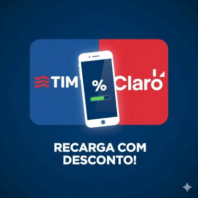 RECARGA DE CELULAR COM DESCONTO - PROMOÇÃO