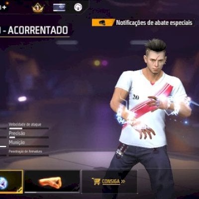 Confa ff com punho acorrentado
