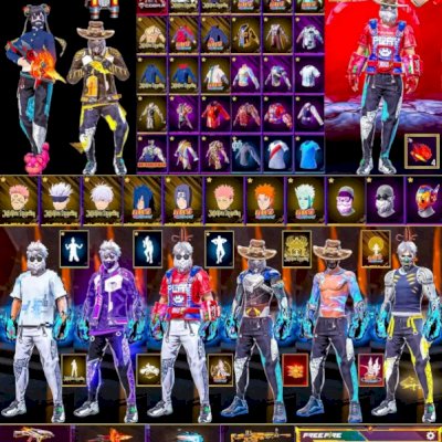 CONTA FREE FIRE SUPER RARA