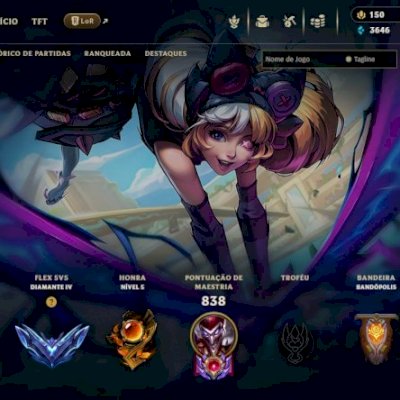 Vendo conta de lol com 187 skins + cromas