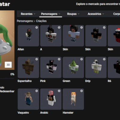 Conta roblox no preço