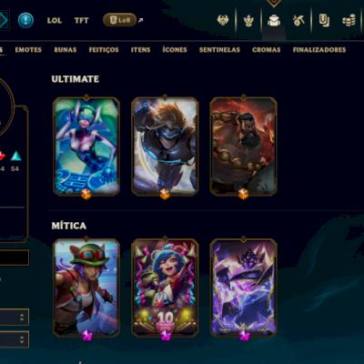 218 SKINS | ALL CHAMPS | PLAT 4 | FULL ACESSO
