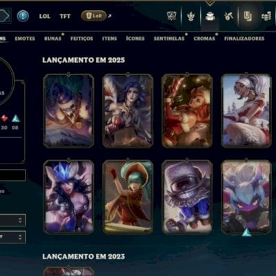 CONTA RIOT ANTIGA COMPLETA FULL ACESSO! LOL + VALORANT! com Skins e Ícones Raros