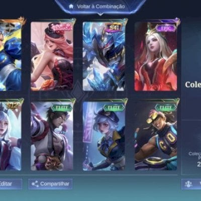 CONTA MOBILE LEGENDS COM STREET Fither da Guiné e taxa de vitória em 70%