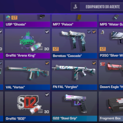 Conta standoff 2 inventário branco