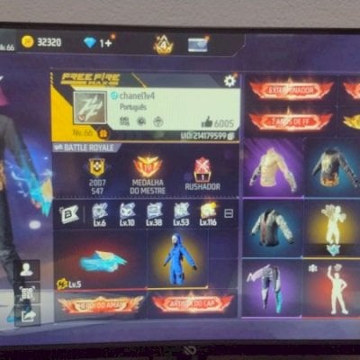 Vendo conta de Freefire, motivo-pagar conta de casa