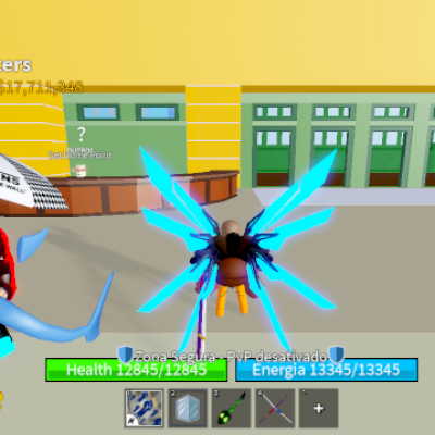 Conta do blox fruits com v4