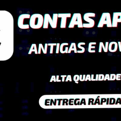 CONTAS APPLE ANTIGAS E NOVAS [MELHOR QUALIDADE]