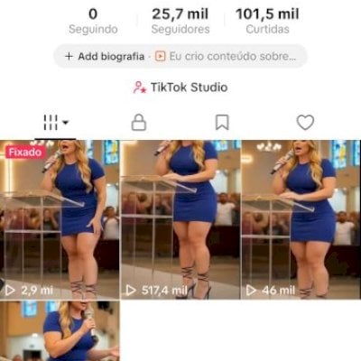 CONTA DO TIKTOK MONETIZADA +25,7K SEGUIDORES, +101,5K CURTIDAS