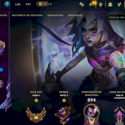 Conta de lol antiga + conta de valorente