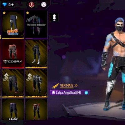 conta free fire antiga nivel 75