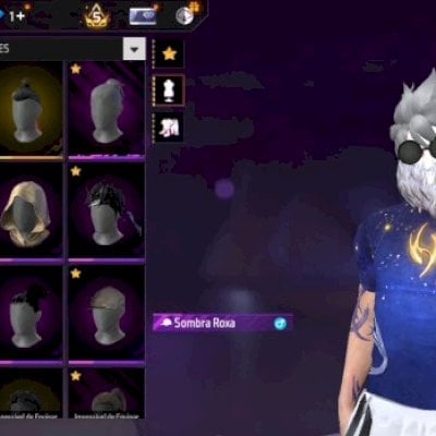 Conta de Free fire lv, 70