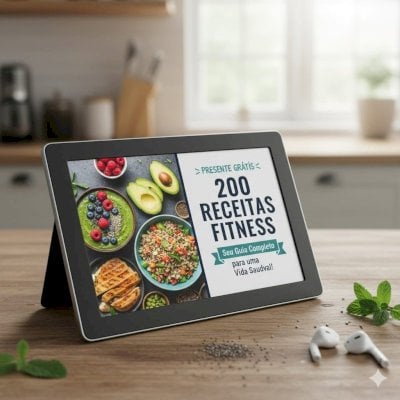 Mega Ebook: 200 Receitas Proteicas, Low Carb e Lanches Saudáveis ⚡🥑