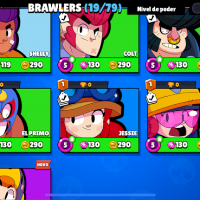 CONTA DE BRAWL STRARS E CLASH OF CLANS