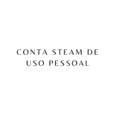 Conta Steam antiga (conta pessoal)