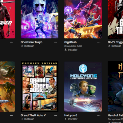 CONTA EPIC GAMES COM + DE 200 JOGOS, INCLUINDO: ARK,GTAV,THE SIMS 4, HITMAN,ETC.