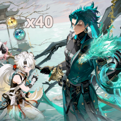 Conta Boa Reroll WuWa Jiyan + Encore+ Lingyang + 40 tiros