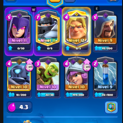 CONTA CLASH ROYALE / ARENA 16 / 5600K TROFEUS