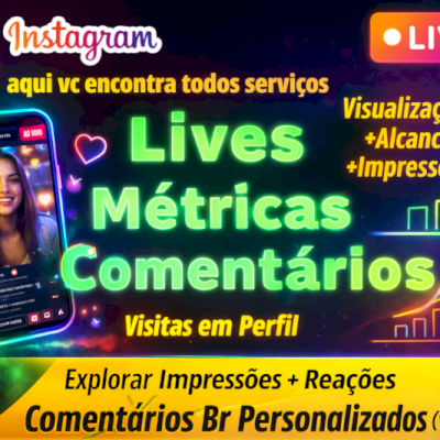 🚀 Live Instagram Bombando: Views, Comentários e Alcance Real