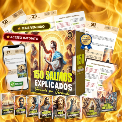 Pack 150 Salmos Explicados Versículo por Versículo completo