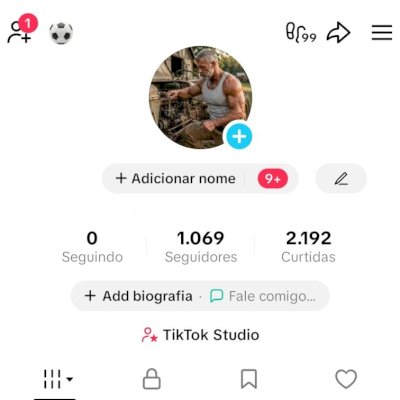 CONTA TIK TOK 1K DE SEG E 2,1K DE CURTIDAS (CONTAS TIK TOK)