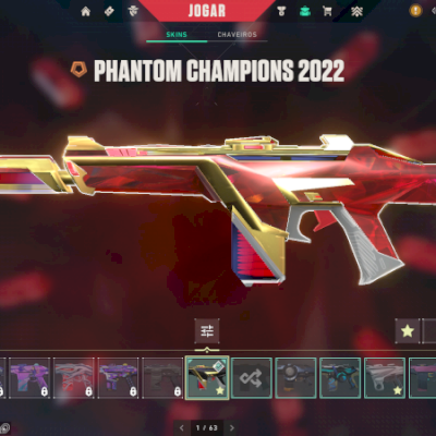 Conta Valorant Com 1.200 de gastos Com muitas skins!!!