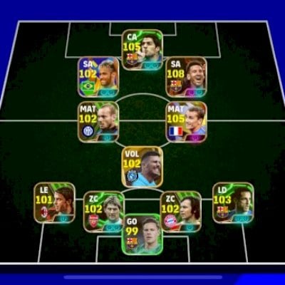 Conta completa efootball mobile