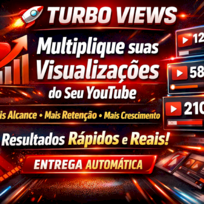 🚀 Turbo Views – Dispare as Visualizações do Seu YouTube Agora!