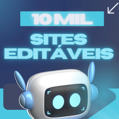 PACOTE COM 10 MIL SITES EDITÁVEIS! Nichos variados