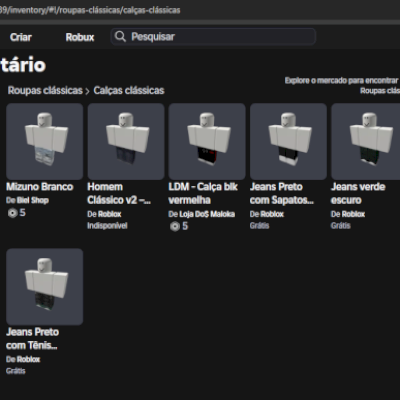 Conta de Roblox