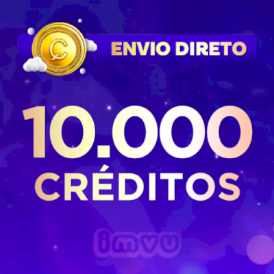 10,000 CRÉDITOS IMVU ENVIO DIRETO