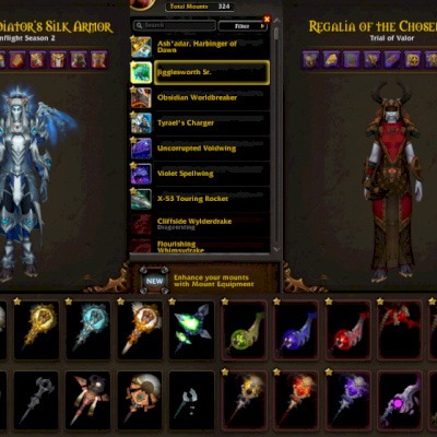 Conta Pvp CLoth antiga com montaria de TOC (lobo/cavalo) não mais obtivel!