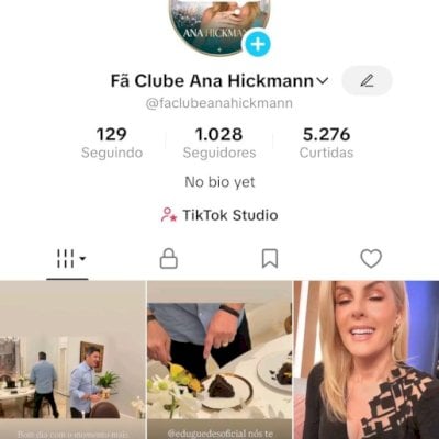 Vendo conta do tik Tok engajada