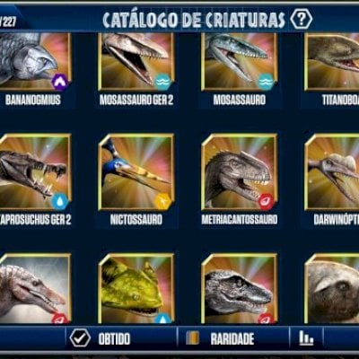 Conta Jurássic Word com muito recursos