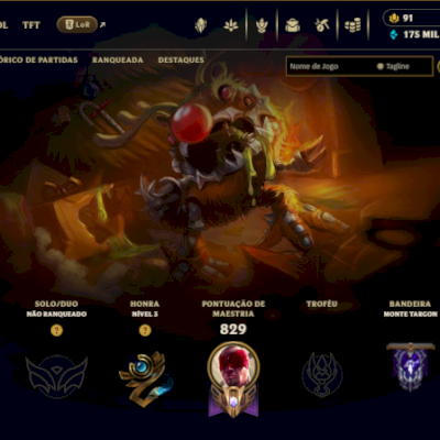 CONTA PESSOAL (LEAGUE OF LEGENDS E VALORANT) MUITAS SKINS EM AMBAS AS CONTAS