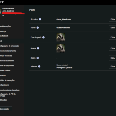 Conta PSN - 16 jogos