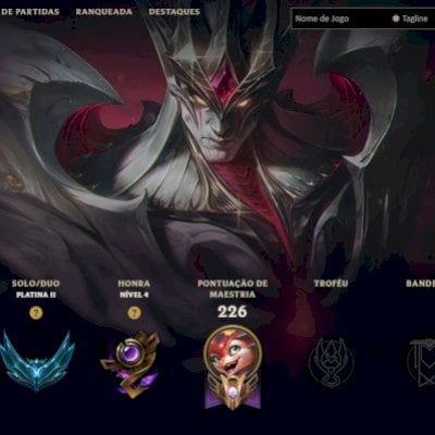 Conta Platina 2 com 13 skins lendárias