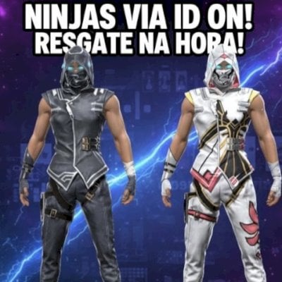 NINJAS VIA ID! NINJA PRETO E ÁGUIA BRANCA!