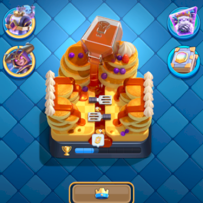 8600 troféus, barril de goblins evo, 8 anos de jogocavaleiro lvl máx