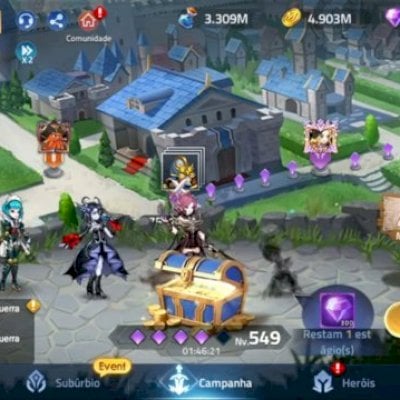 Mobile legends aventure - contas rerrol- 7200+ diamantes