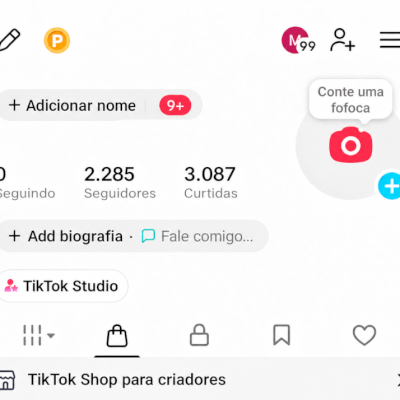 CONTA TIK TOK SHOP 2,2K SEG E 3K DE CURT (SHOP ATIVO) (CONTAS TIK TOK SHOP)