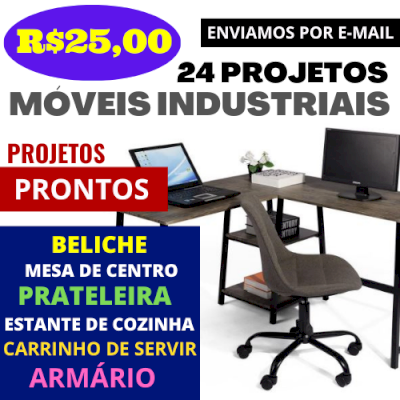 Projeto Para Fabricar Móvel Estilo Industrial - Pdf 2024
